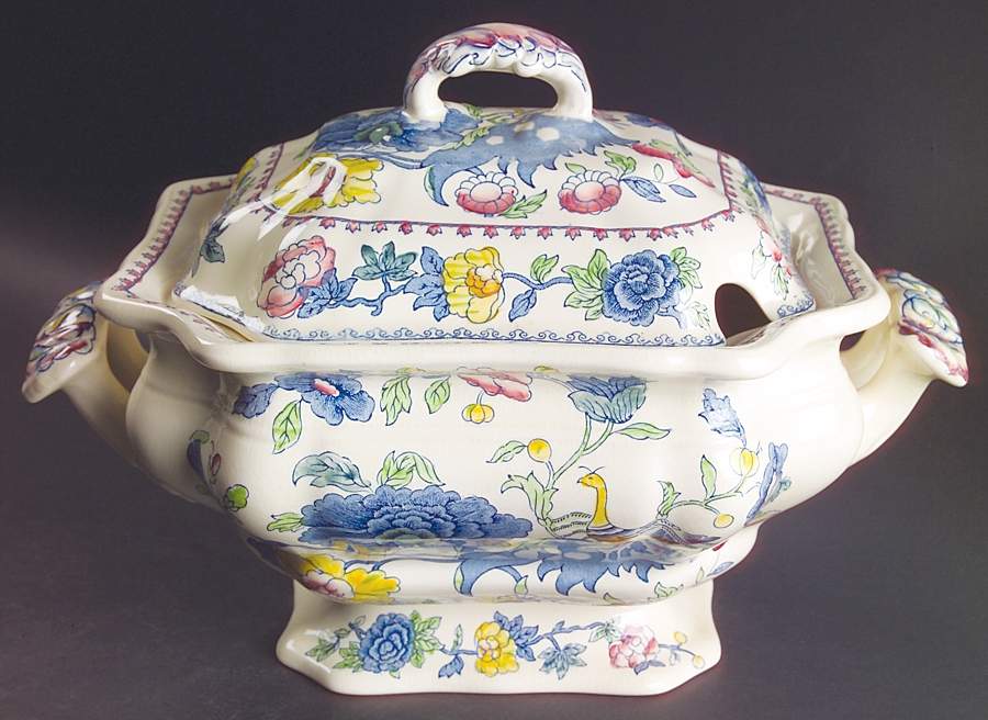 Regency Plantation Colonial Tureen &  Lid by Mason's-1