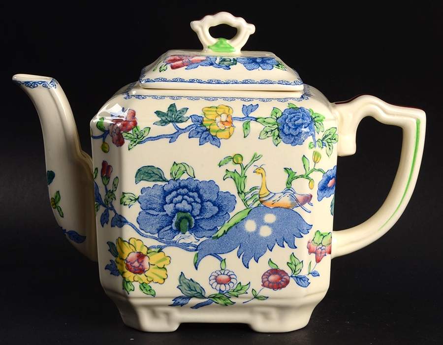 Regency Plantation Colonial Fan Teapot & Lid by Mason's-1