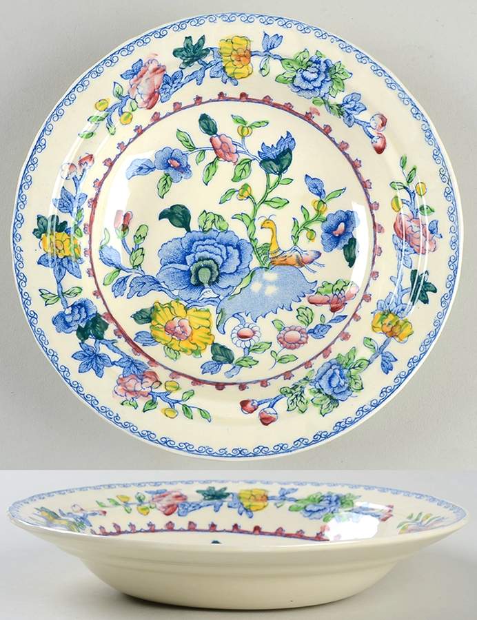 Regency Plantation Colonial Coupe Cereal Bowl by Mason's-1