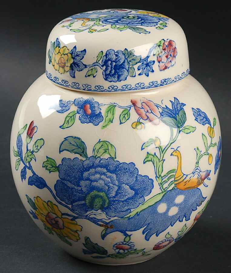 Regency Plantation Colonial Small Ginger Jar & Lid by Mason's-1