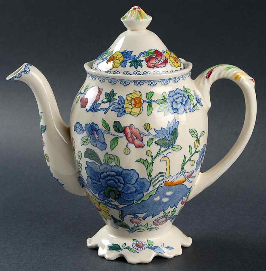 Regency Plantation Colonial Mini Coffee Pot & Lid by Mason's-1
