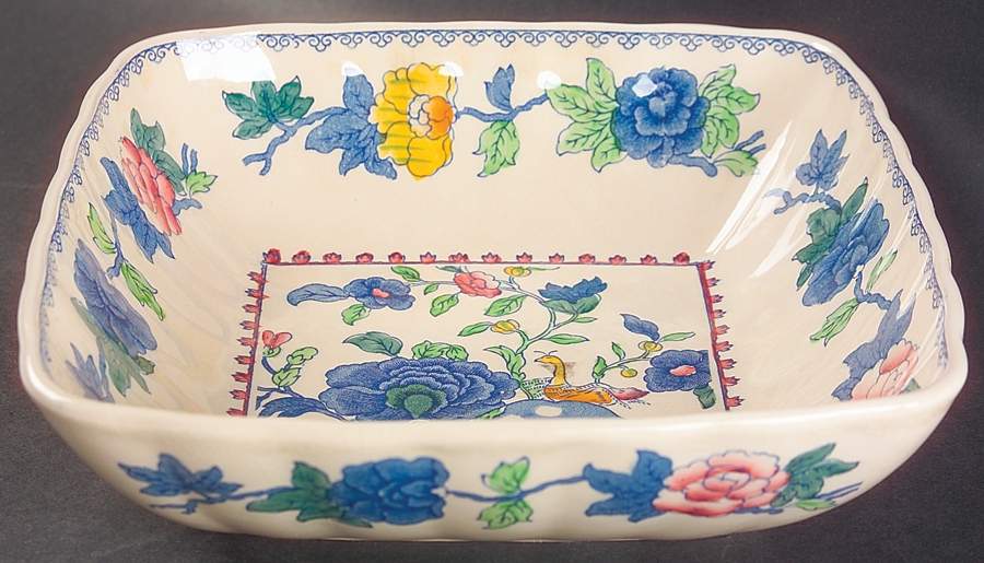 Regency Plantation Colonial 9" Square Vegetable Bowl by Mason's-1
