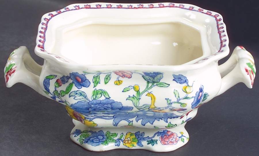 Regency Plantation Colonial Sauce Boat No LId by Mason's-1