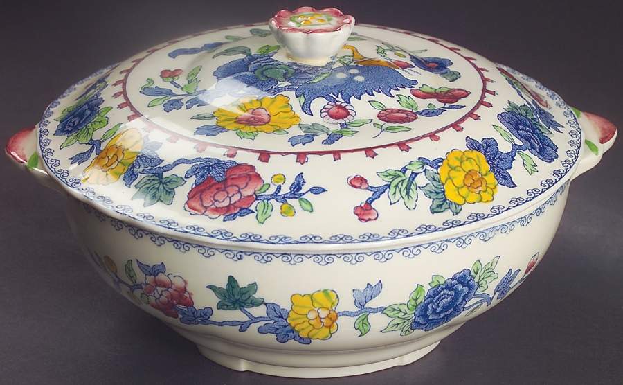 Regency Plantation Colonial Round Covered Vegetable by Mason's-1