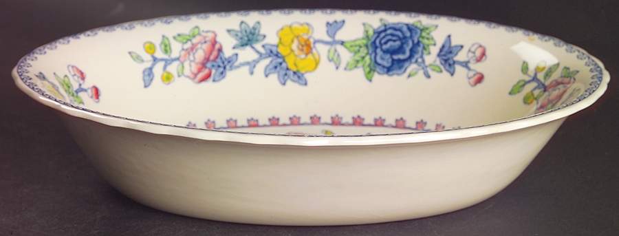 Regency Plantation Colonial 9" Oval Vegetable Bowl by Mason's-1