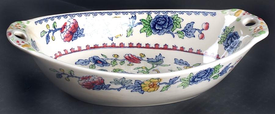 Regency Plantation Colonial 10" Oval Vegetable Bowl by Mason's-1