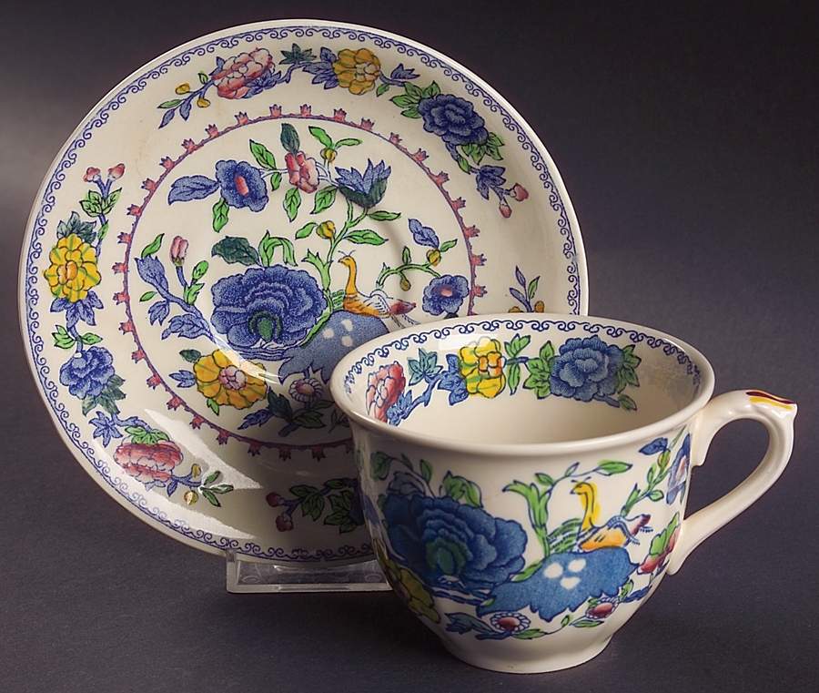 Regency Plantation Colonial Breakfast Cup & Saucer Set by Mason's-1