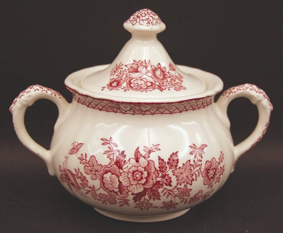 Stratford Sugar Bowl & Lid by Mason's-1