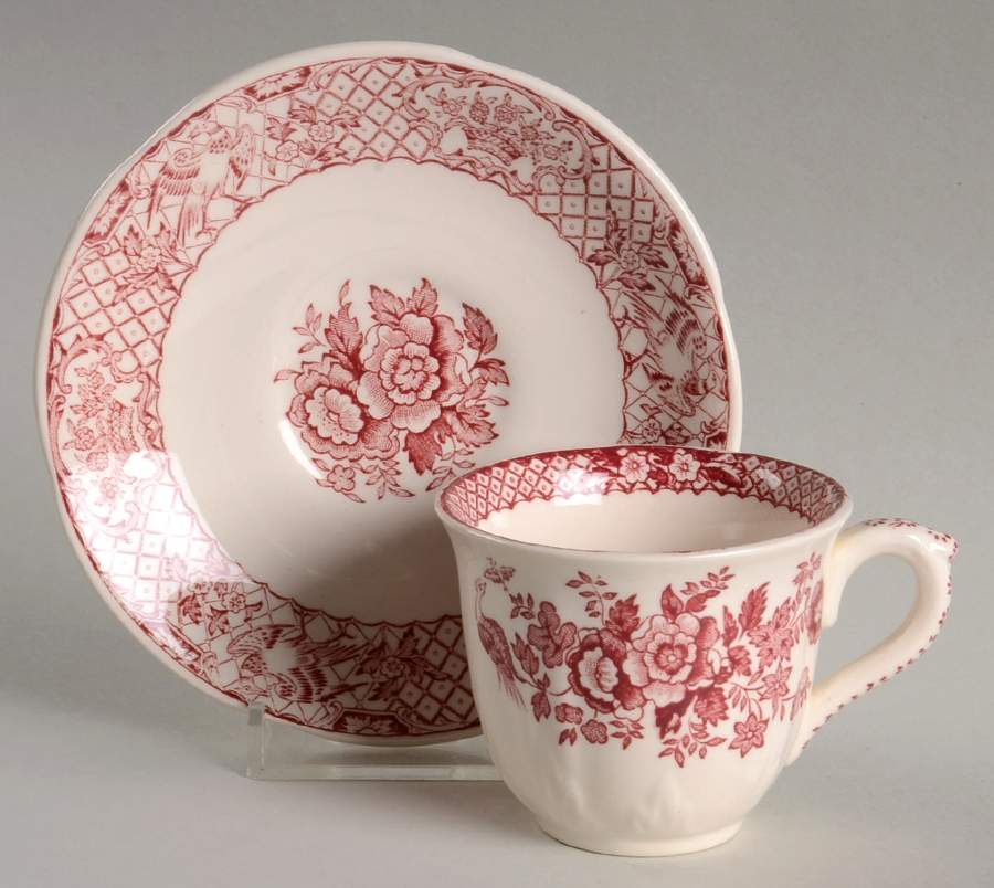 Stratford Flat Demitasse Cup & Saucer Set by Mason's-1