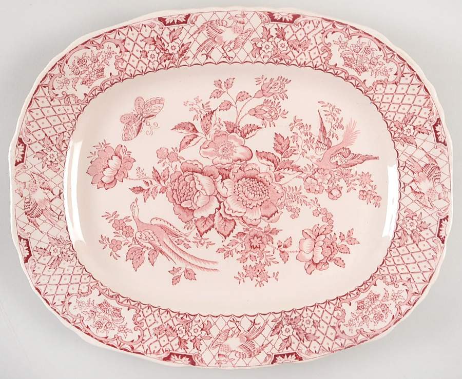 Stratford 13" Oval Serving Platter by Mason's-1