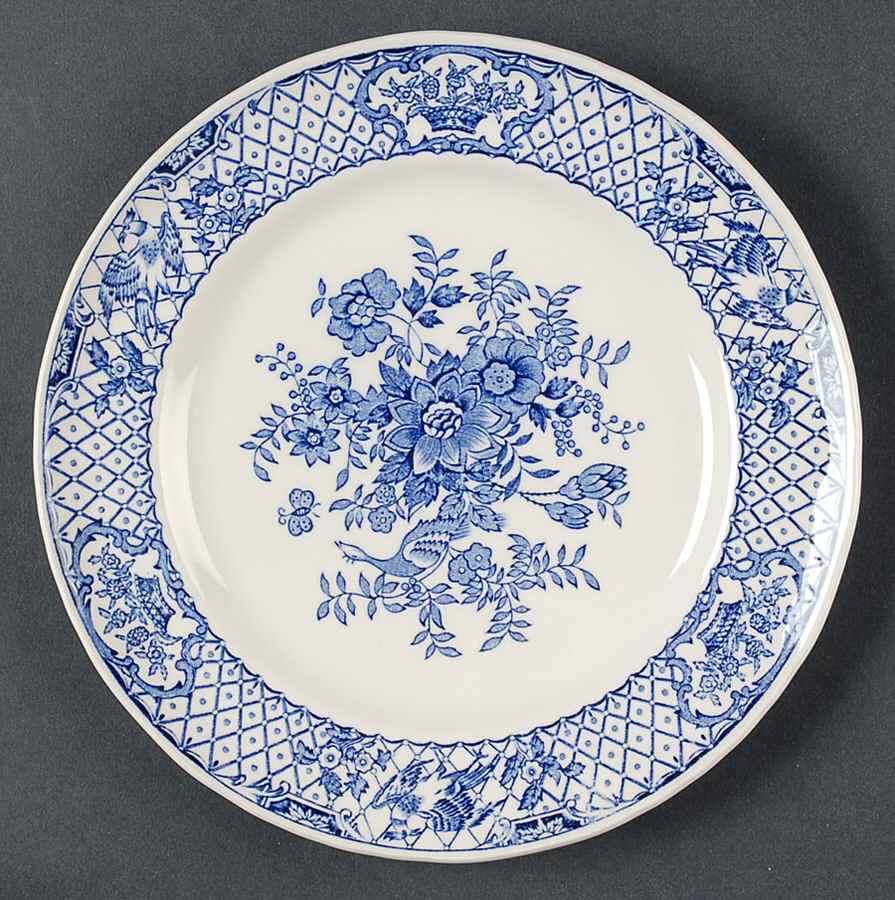 Stratford Royal Blue (No Trim) Salad Plate by Mason's-1