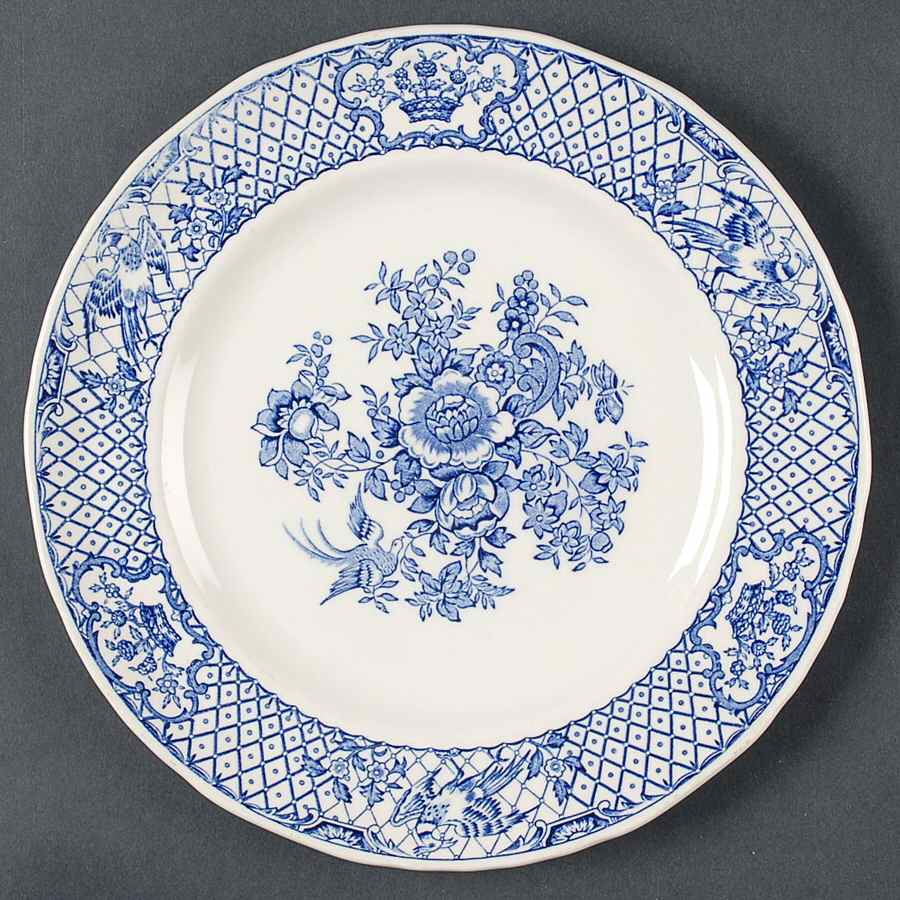 Stratford Royal Blue (No Trim) Luncheon Plate by Mason's-1