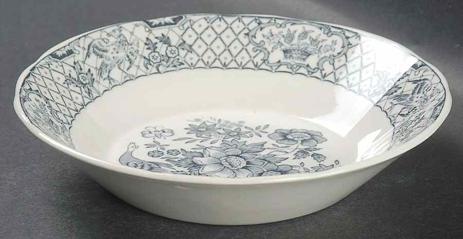 Stratford Royal Blue (No Trim) Fruit/Dessert (Sauce) Bowl by Mason's-1