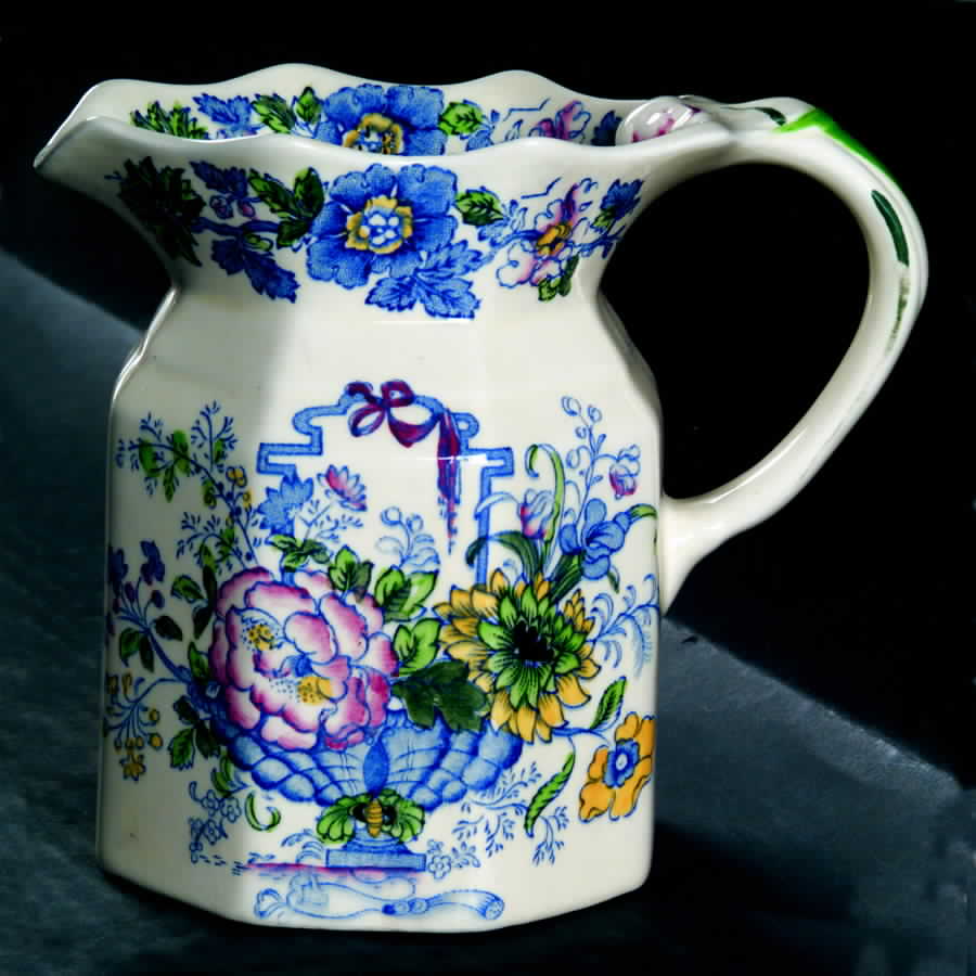 Strathmore Blue Multicolor 24 Oz Fenton Jug by Mason's-1