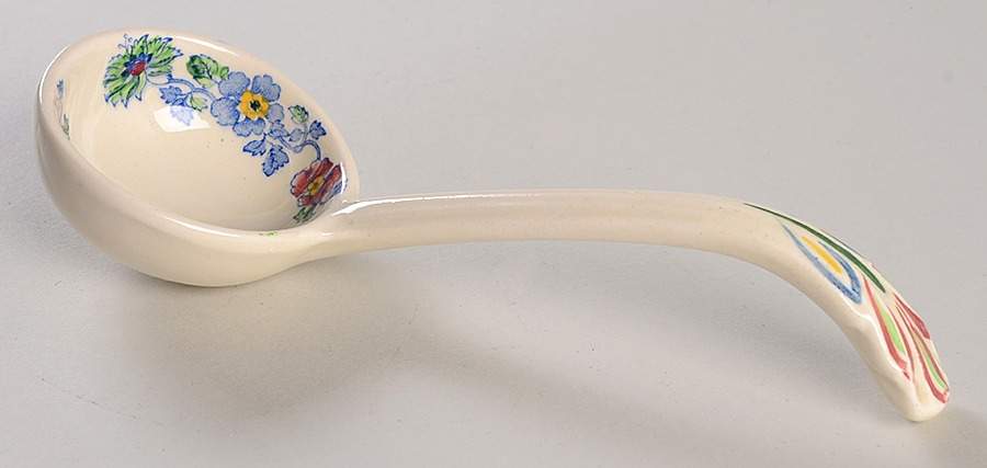 Strathmore Blue Multicolor Solid Piece Sauce Ladle by Mason's-1