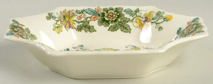 Strathmore Green Multicolor Medium Sweet Meat Dish by Mason's-1