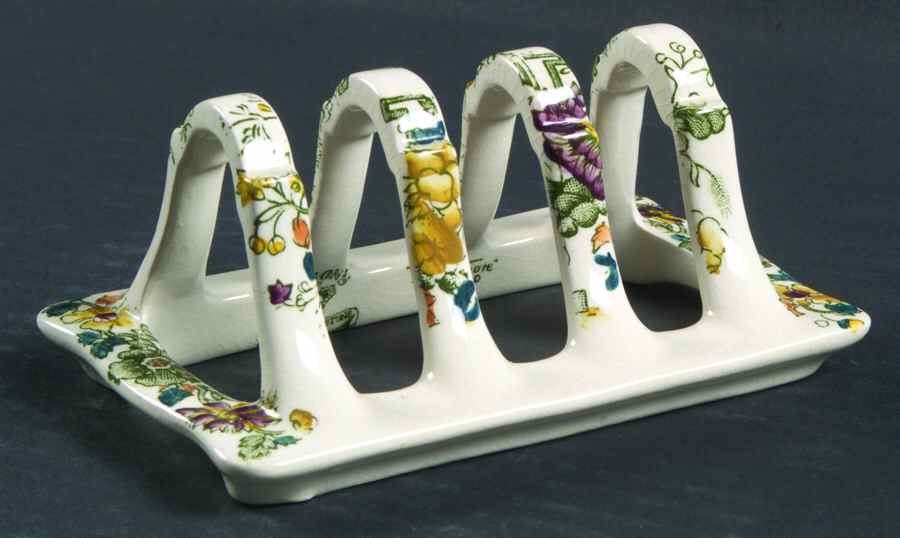Strathmore Green Multicolor Toast Server by Mason's-1