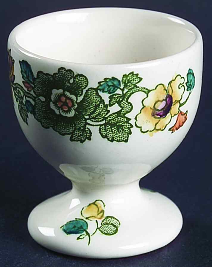 Strathmore Green Multicolor Single Egg Cup by Mason's-1