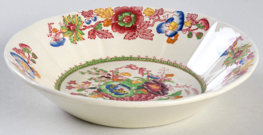 Strathmore Pink Multicolor Fruit/Dessert (Sauce) Bowl by Mason's-1