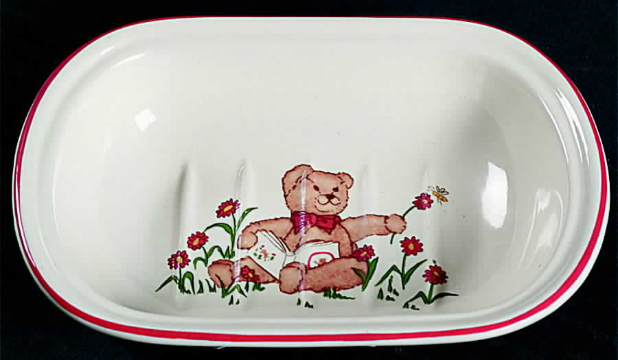Teddy Bears Soap Dish by Mason's-1