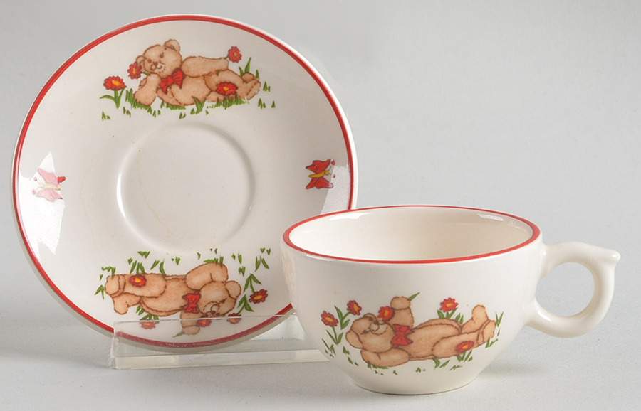 Teddy Bears Child's Cup & Saucer Set by Mason's-1