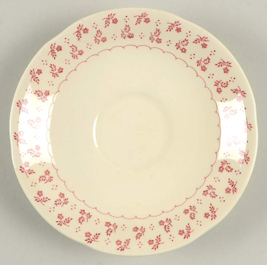 Trefoil Pink Saucer by Mason's-1