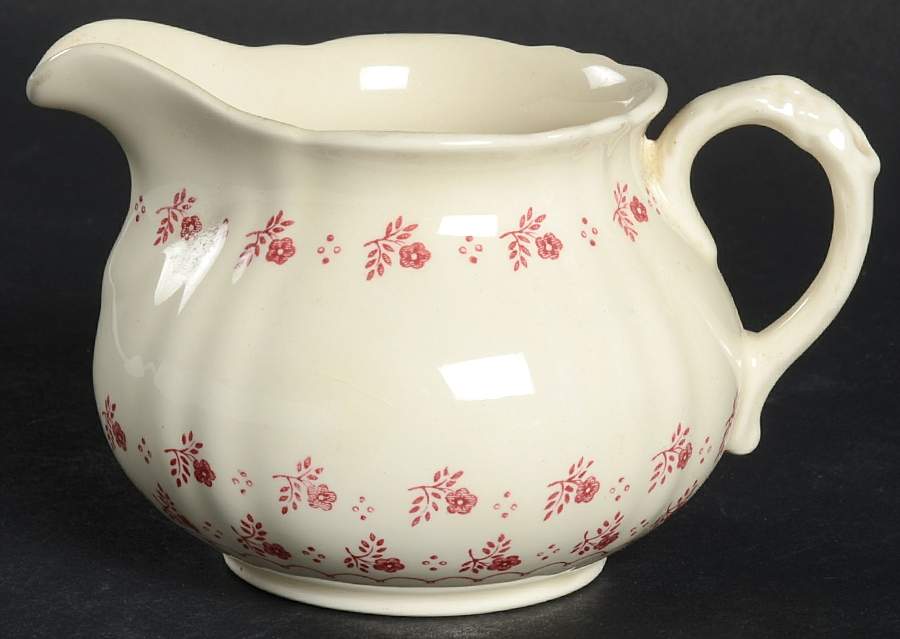 Trefoil Pink Creamer by Mason's-1
