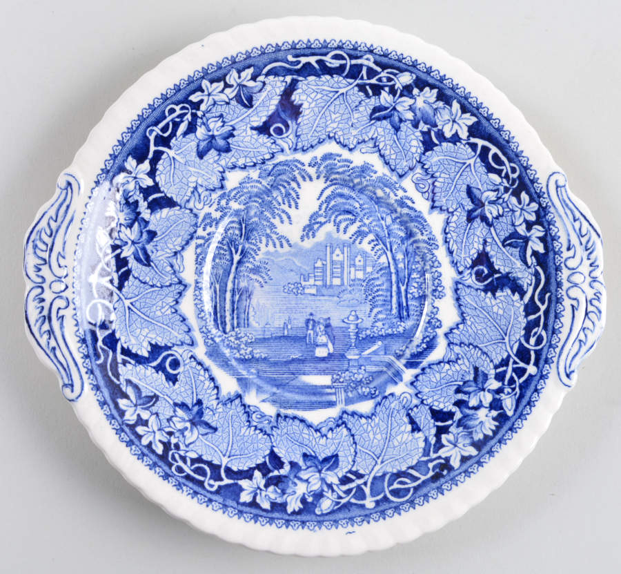 Vista Blue Underplate for Gravy Boat by Mason's-1