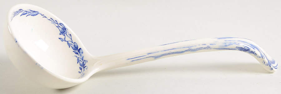 Vista Blue Tureen Ladle by Mason's-1