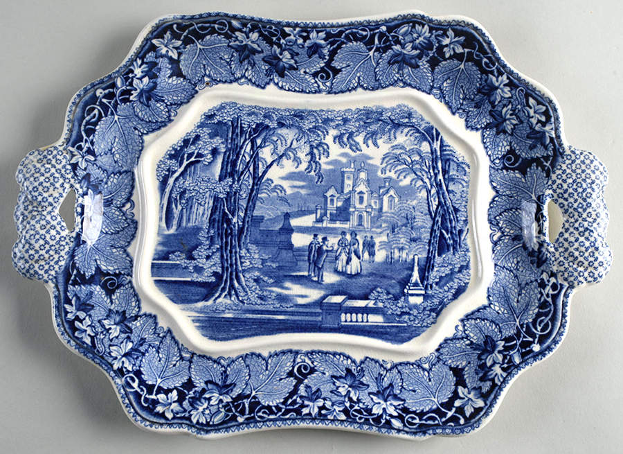Vista Blue Underplate for Small Bedford Tureen by Mason's-1