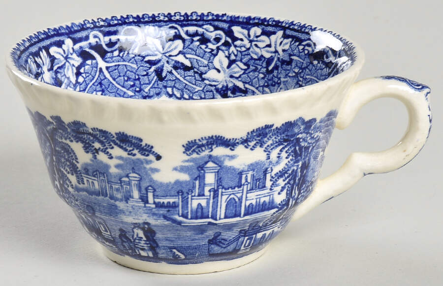 Vista Blue Flat Cup by Mason's-1