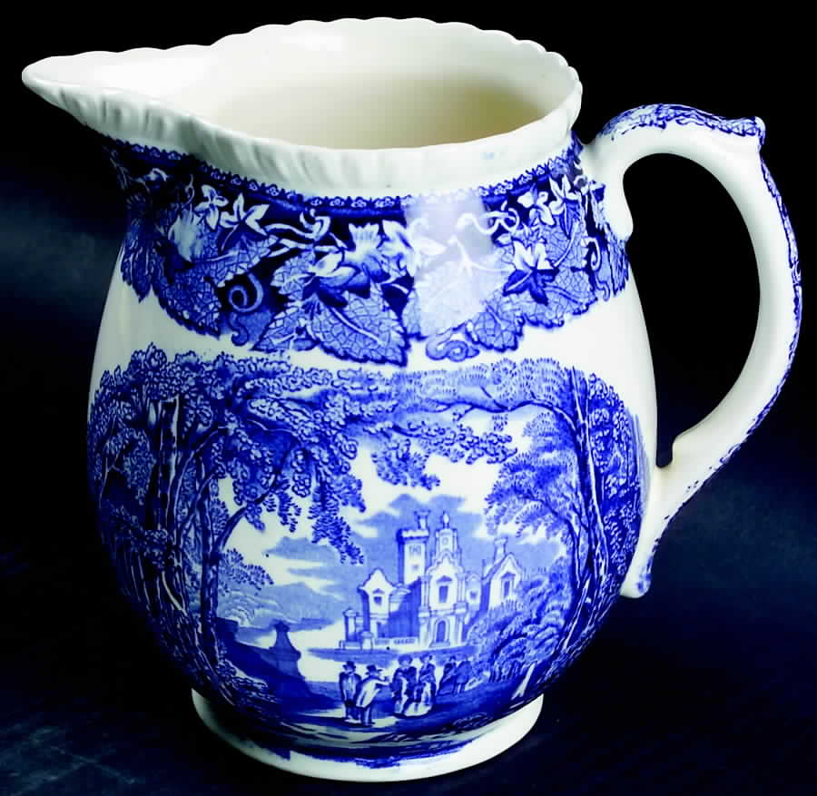 Vista Blue 50 Oz Pitcher by Mason's-1
