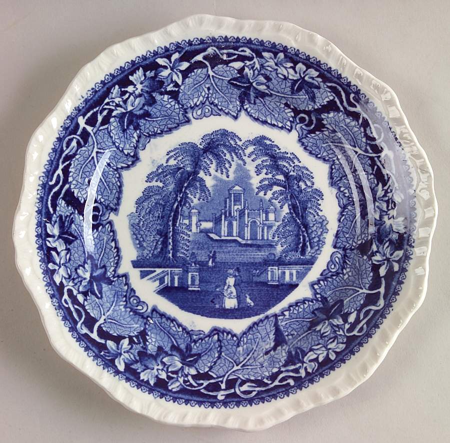 Vista Blue Dessert/Pie Plate by Mason's-1