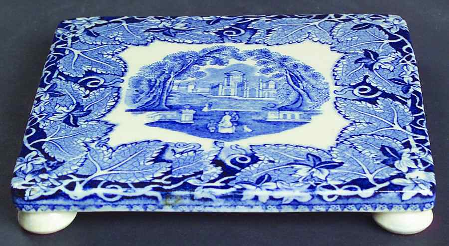 Vista Blue Trivet by Mason's-1