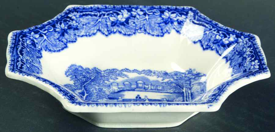 Vista Blue 5" Sweet Dish Lorne by Mason's-1