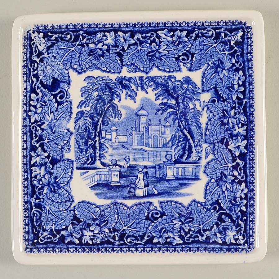 Vista Blue Trivet by Mason's-1