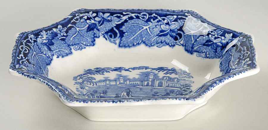 Vista Blue 6" Sweet Dish Lorne by Mason's-1