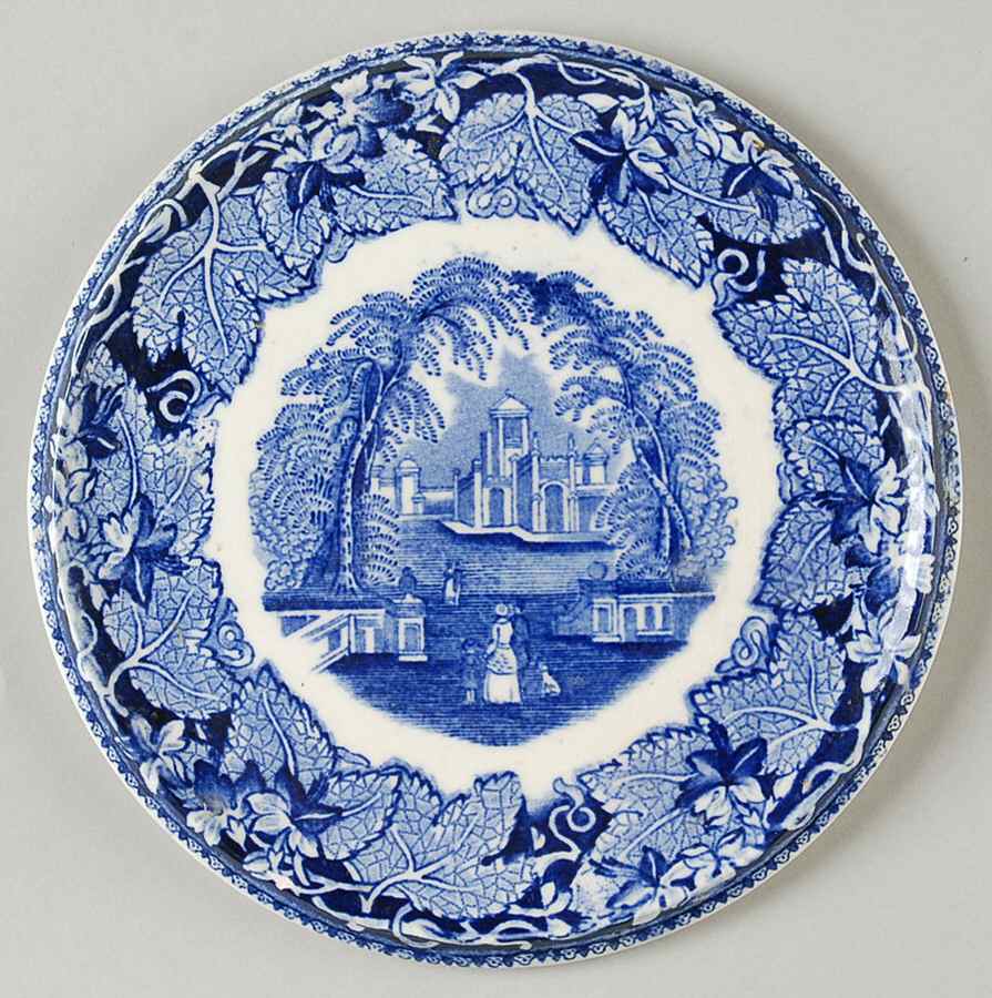 Vista Blue Tea Tile by Mason's-1