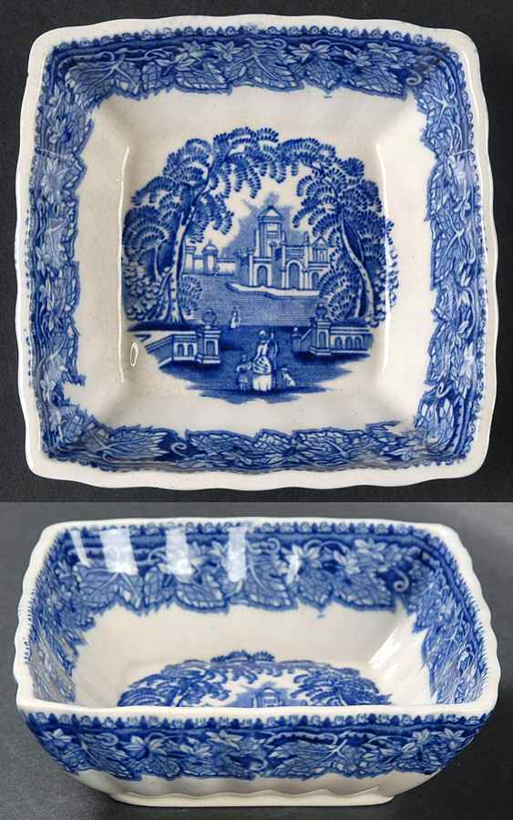 Vista Blue Sweet Dish Lorne by Mason's-1
