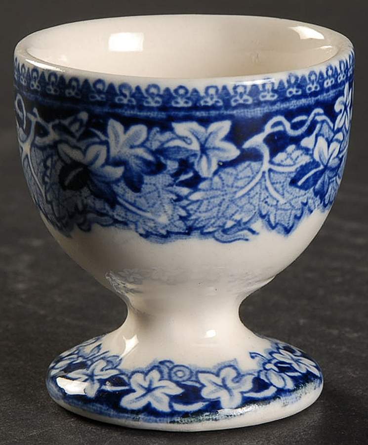 Vista Blue Single Egg Cup by Mason's-1