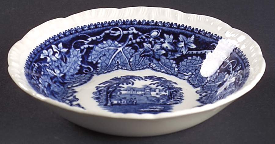 Vista Blue Fruit/Dessert (Sauce) Bowl by Mason's-1