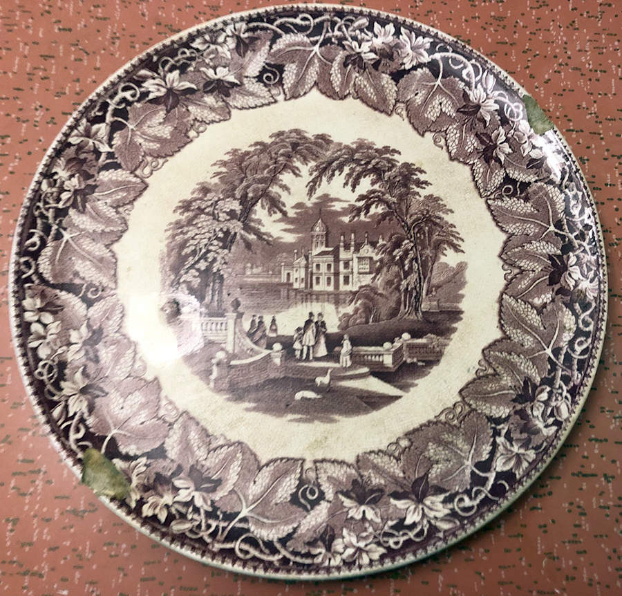 Vista Brown (No Trim) 15" Chop Plate (Round Platter) by Mason's-1