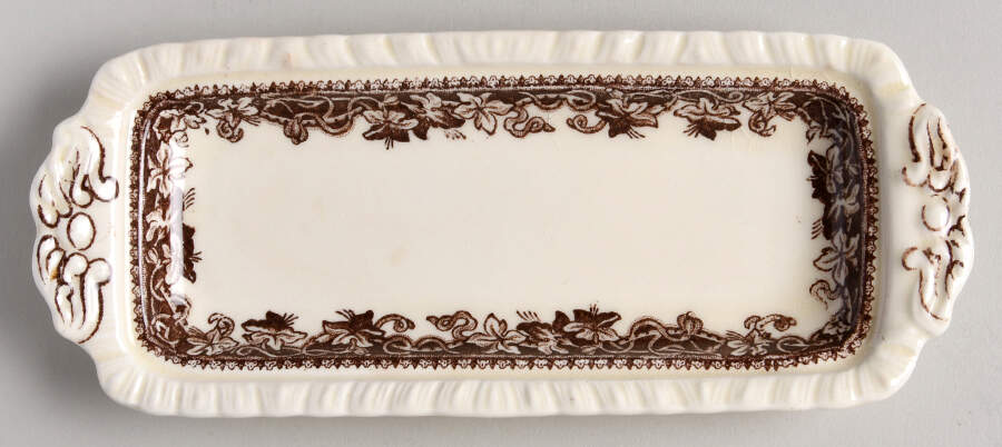 Vista Brown (No Trim) 1/4 Lb Butter No Lid by Mason's-1