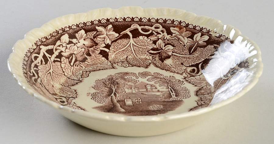 Vista Brown (No Trim) Fruit/Dessert (Sauce) Bowl by Mason's-1