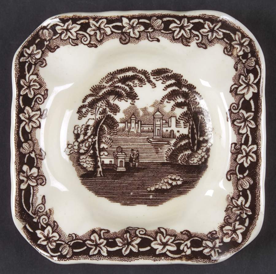 Vista Brown (No Trim) Small Ashtray by Mason's-1