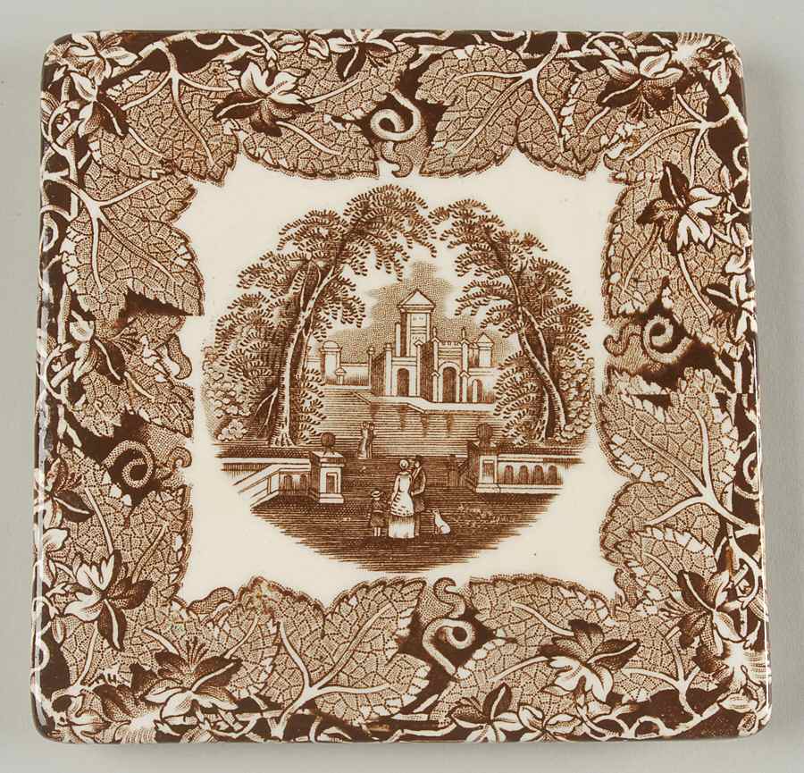 Vista Brown (No Trim) Trivet by Mason's-1