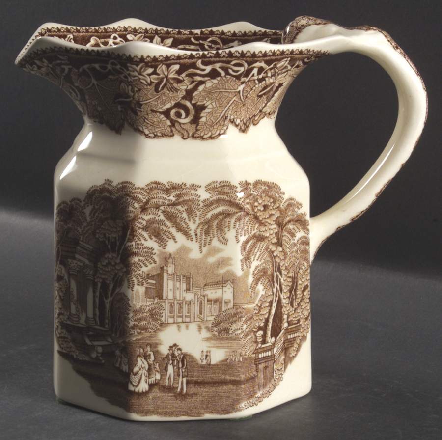 Vista Brown (No Trim) 40 Oz Fenton Jug by Mason's-1