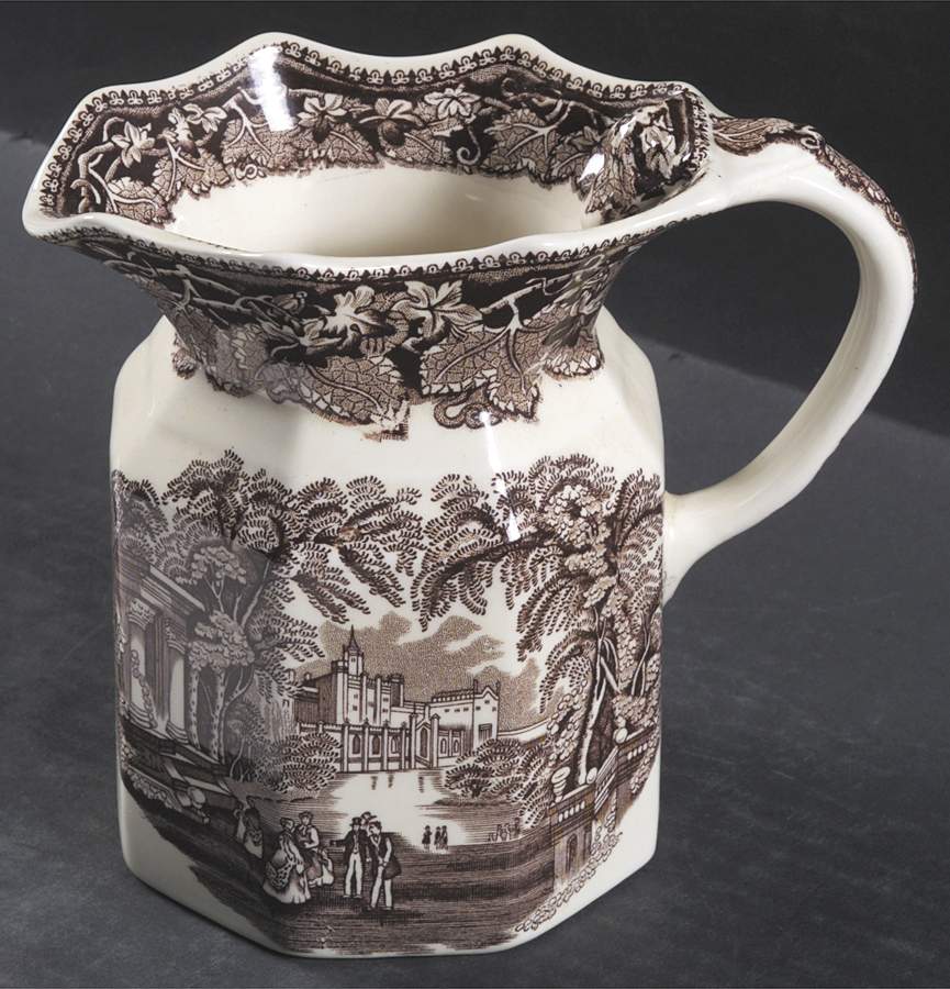 Vista Brown (No Trim) 24 Oz Fenton Jug by Mason's-1