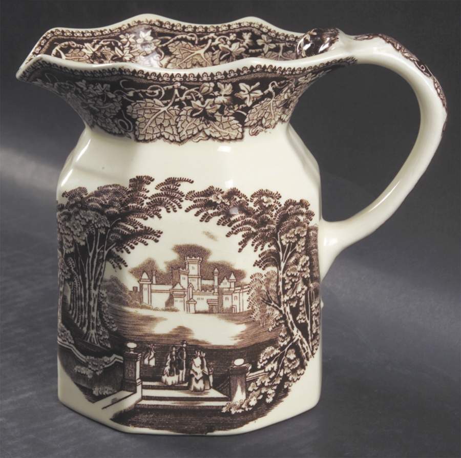 Vista Brown (No Trim) 22 Oz Fenton Jug by Mason's-1