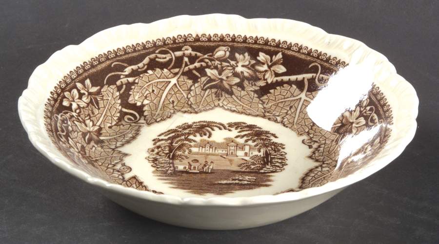 Vista Brown (No Trim) Fruit/Dessert (Sauce) Bowl by Mason's-1